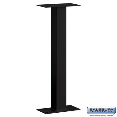 Standard Mailbox Post - Bolt Mounted - Black